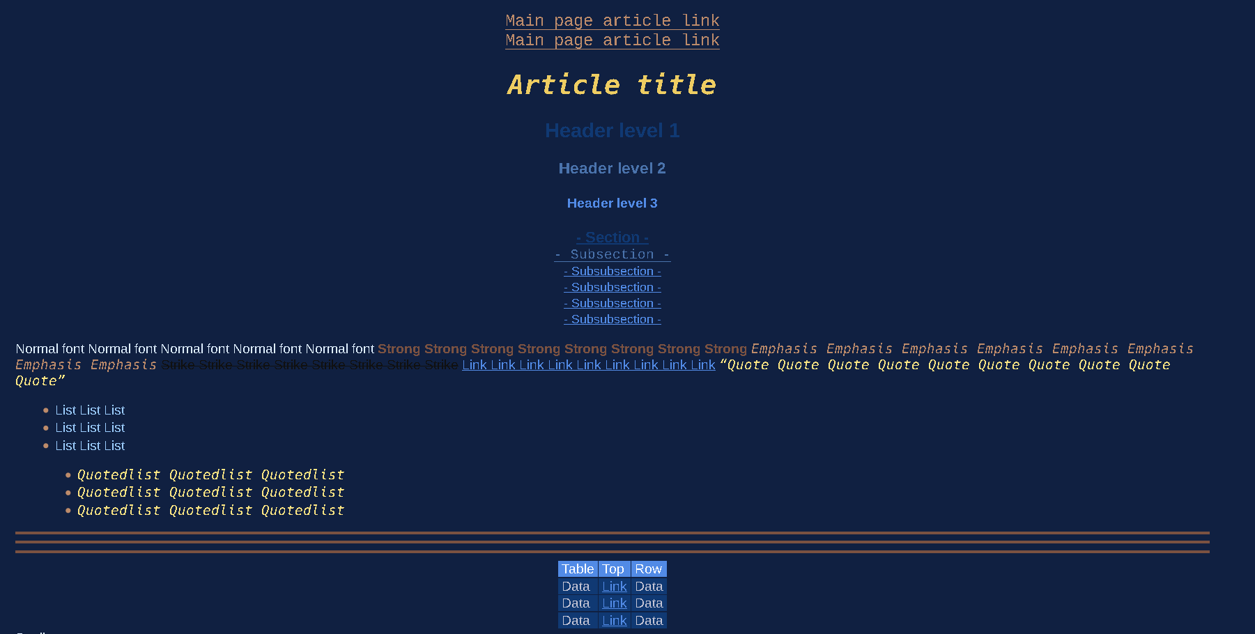 Deep Water theme screenshot